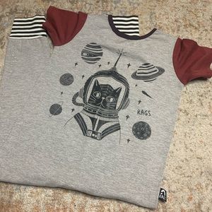 5/6 cat astronaut rag